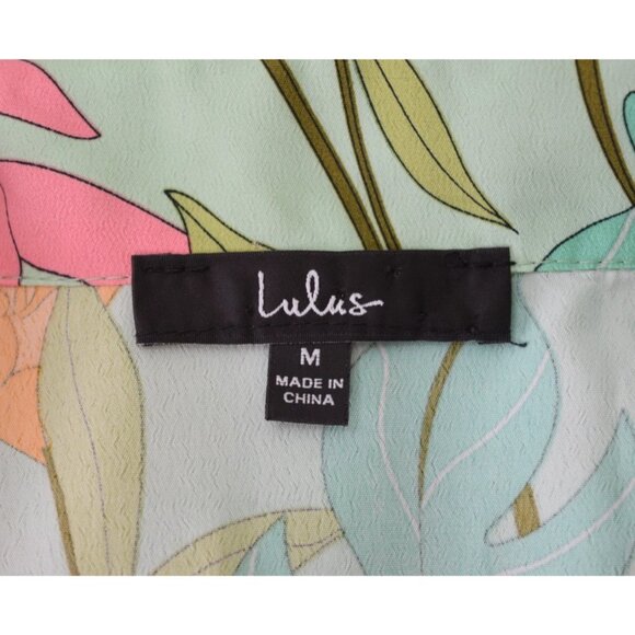 LULU'S TOTALLY TROPICAL SHIRT DRESS - Picture 7 of 8